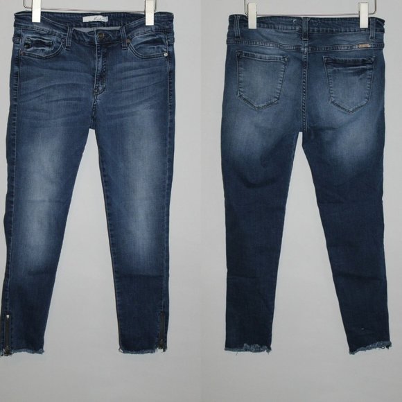 KanCan Marisa Dayport Jeans Fringed Zipper HW8328 - Picture 5 of 6